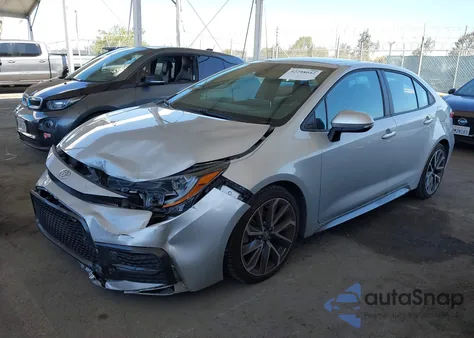 2020 Toyota Corolla Se z USA, uszkodzony, nr VIN 5YFP4RCE2LP048270